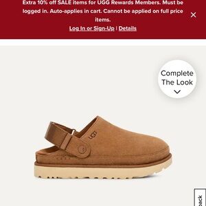 UGG Women’s Goldenstar Clog in Chestnut